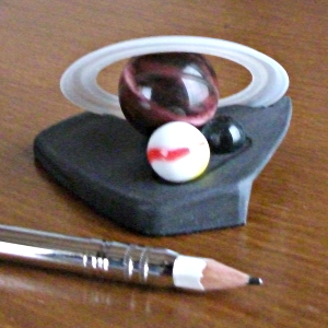 土星おもちゃ・ビー玉取替えの例